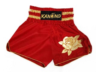 Short Boxeo Mujer Kanong : KKNSWO-403-Rojo 